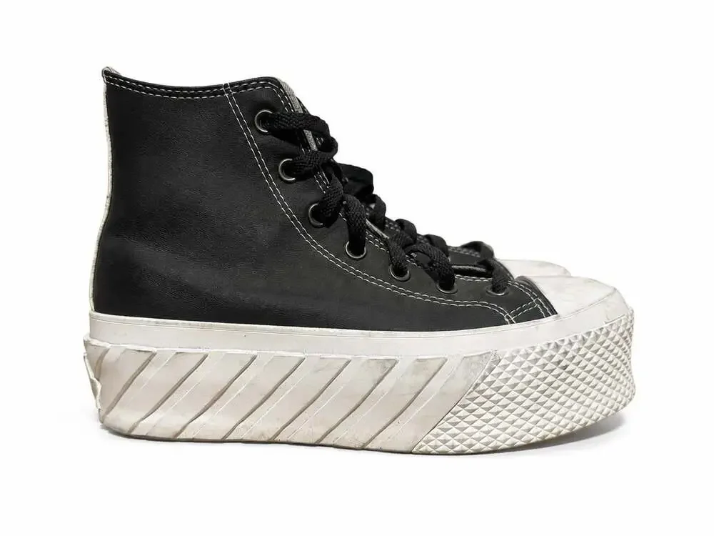 Converse Chuck Taylor All Star Lift 2X Platform High Top Black/White 572608C